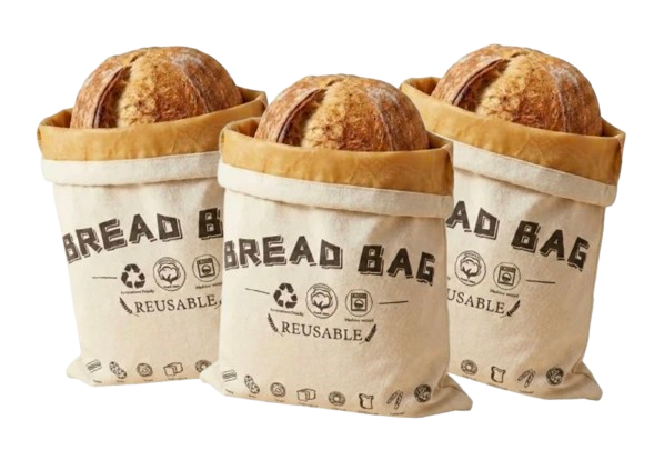 Familie Pakken - Honeybread bivoks-brødposer